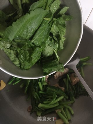 春菜鸡骨汤的做法步骤：8