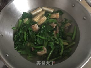 春菜鸡骨汤的做法步骤：10