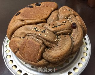 黑麦辫子面包的做法步骤：12