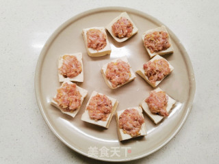 煎酿豆腐的做法步骤：2