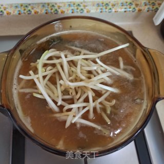 牛肉黄豆芽酱汤的做法步骤：7