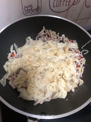 野山笋炒瘦肉的做法步骤：6
