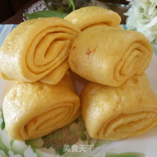 南瓜刀切花卷的做法步骤：9
