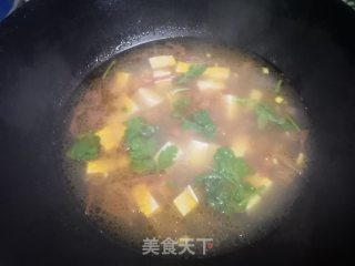番茄豆腐汤的做法步骤：8