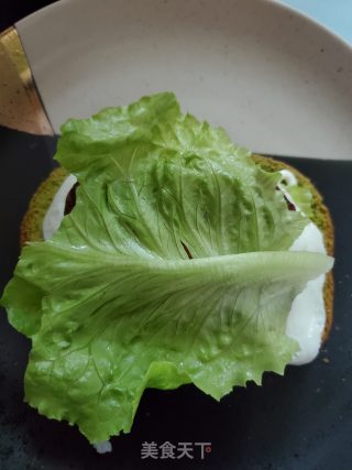 鸡蛋香肠三明治的做法步骤：8