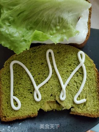 鸡蛋香肠三明治的做法步骤：9