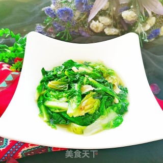 素炒生菜的做法步骤：6