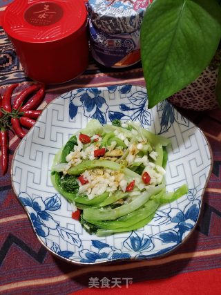 响油生菜的做法步骤：9