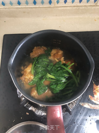 菠菜滑肉汤（春日应季美食）的做法步骤：7