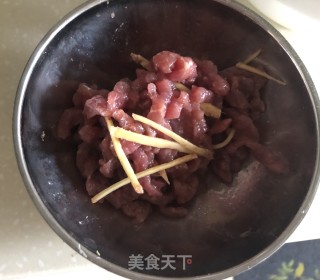 牛肉清炒无筋豆丝的做法步骤：1