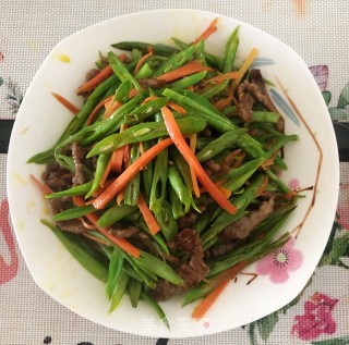 牛肉清炒无筋豆丝的做法步骤：7