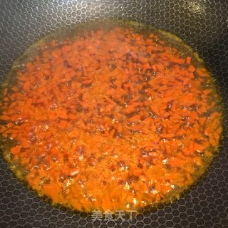 胡萝卜丁浇汁西兰花的做法步骤：4