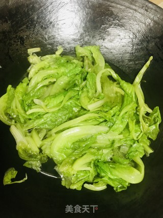 油淋生菜的做法步骤：2