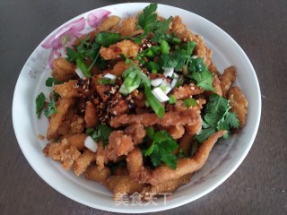 香酥鸡柳的做法步骤：10