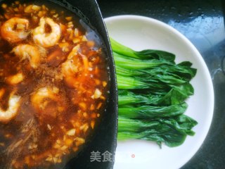 蒜蓉海米油菜的做法步骤：11