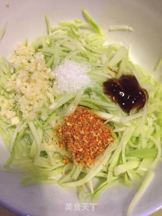 拌菜芯的做法步骤：4