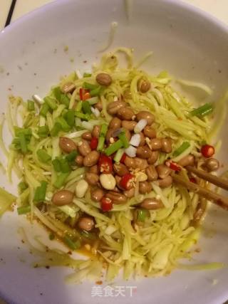 拌菜芯的做法步骤：5