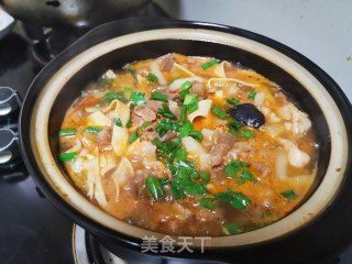 土豆肥牛煲的做法步骤：7