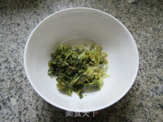 咸菜肉末饼的做法步骤：3