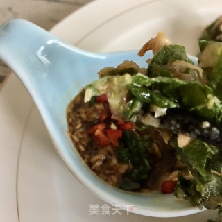 “春日应季美食”蒸水萝卜缨的做法步骤：22