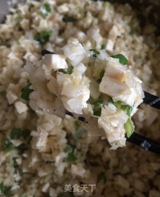 白菜豆腐大油饺的做法步骤：7