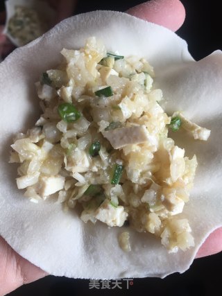 白菜豆腐大油饺的做法步骤：9