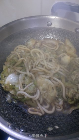 大头菜炒土豆粉的做法步骤：9
