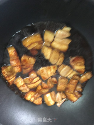 五花肉烧四季豆的做法步骤：5