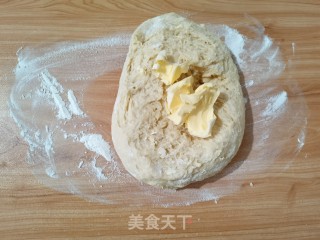 火腿葱香面包的做法步骤：4