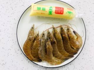 宝宝快手菜&虾仁蒸豆腐的做法步骤：1