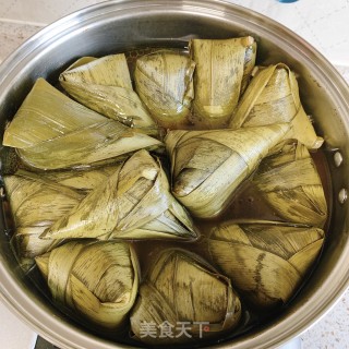 板栗排骨粽的做法步骤：14