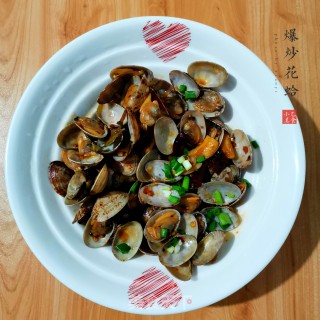 爆炒花蛤的做法步骤：10