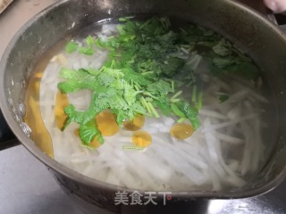 白萝卜汤的做法步骤：5