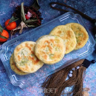 韭菜粉丝鸡蛋馅饼的做法步骤：16