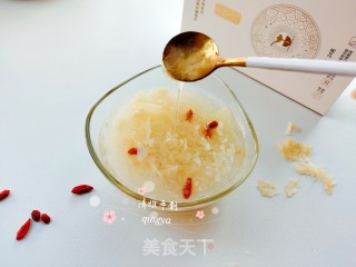 百合银耳雪梨羹的做法步骤：9