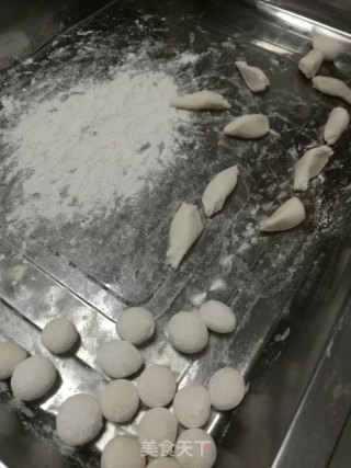 芒果奶昔糯米丸的做法步骤：3