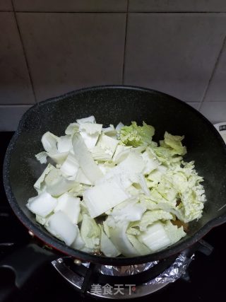 五花肉炒白菜的做法步骤：8
