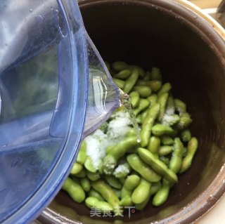 盐水原味毛豆的做法步骤：6
