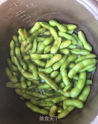 盐水原味毛豆的做法步骤：7