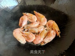 北极虾炒青椒的做法步骤：5