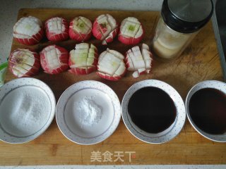 富贵花开：爽口小萝卜的做法步骤：4