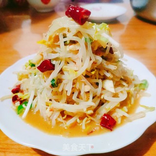 香辣凉拌豆芽的做法步骤：5