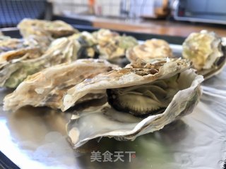 烤箱版原汁生蚝（轻松开蚝法）的做法步骤：3