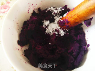 紫薯山药泥的做法步骤：6