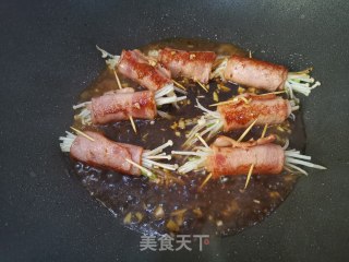 金针菇培根卷的做法步骤：6