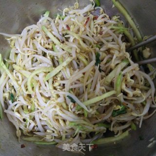 响油绿豆芽的做法步骤：4