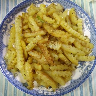 风味狼牙土豆条的做法步骤：10