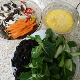 素炒食蔬的做法步骤：2