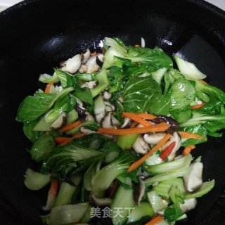 素炒食蔬的做法步骤：4