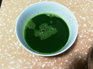#春日美食#菠菜蒸蛋糕的做法步骤：1